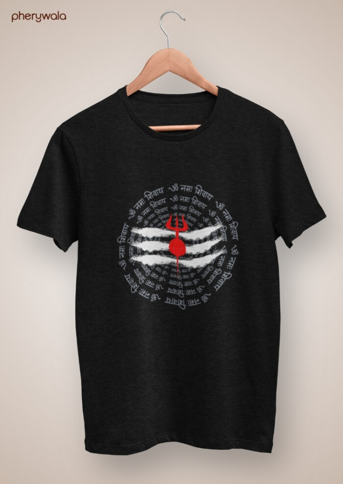 Mahadev Unisex Printed T-shirt | Om Namah Shivaya T-shirt | Spiritual & Festive Wear
